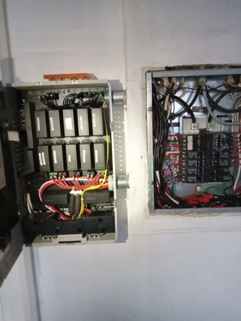 Electrical panel upgrade completed for Security Camera Wiring in Northdale